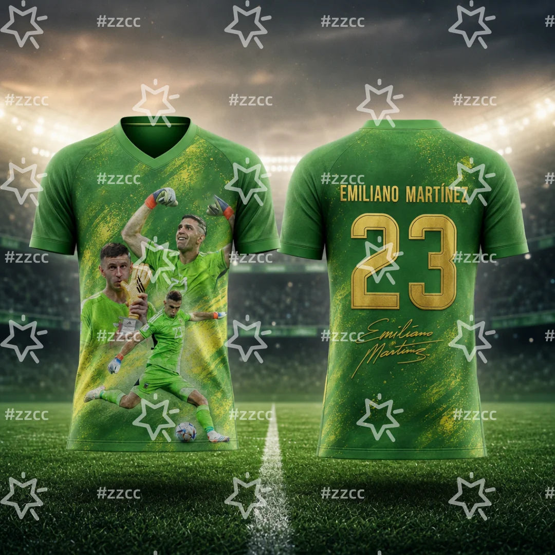Camisa Masculina Esportiva T-Shirt Superestrela Emiliano Martínez 23 