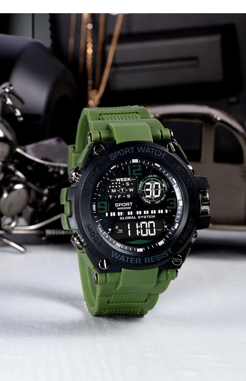 Relógio Masculino Eletrônico de Luxo Titanium LX56™