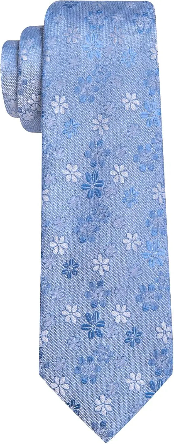 Gravata Masculina de Luxo com Estampa Floral
