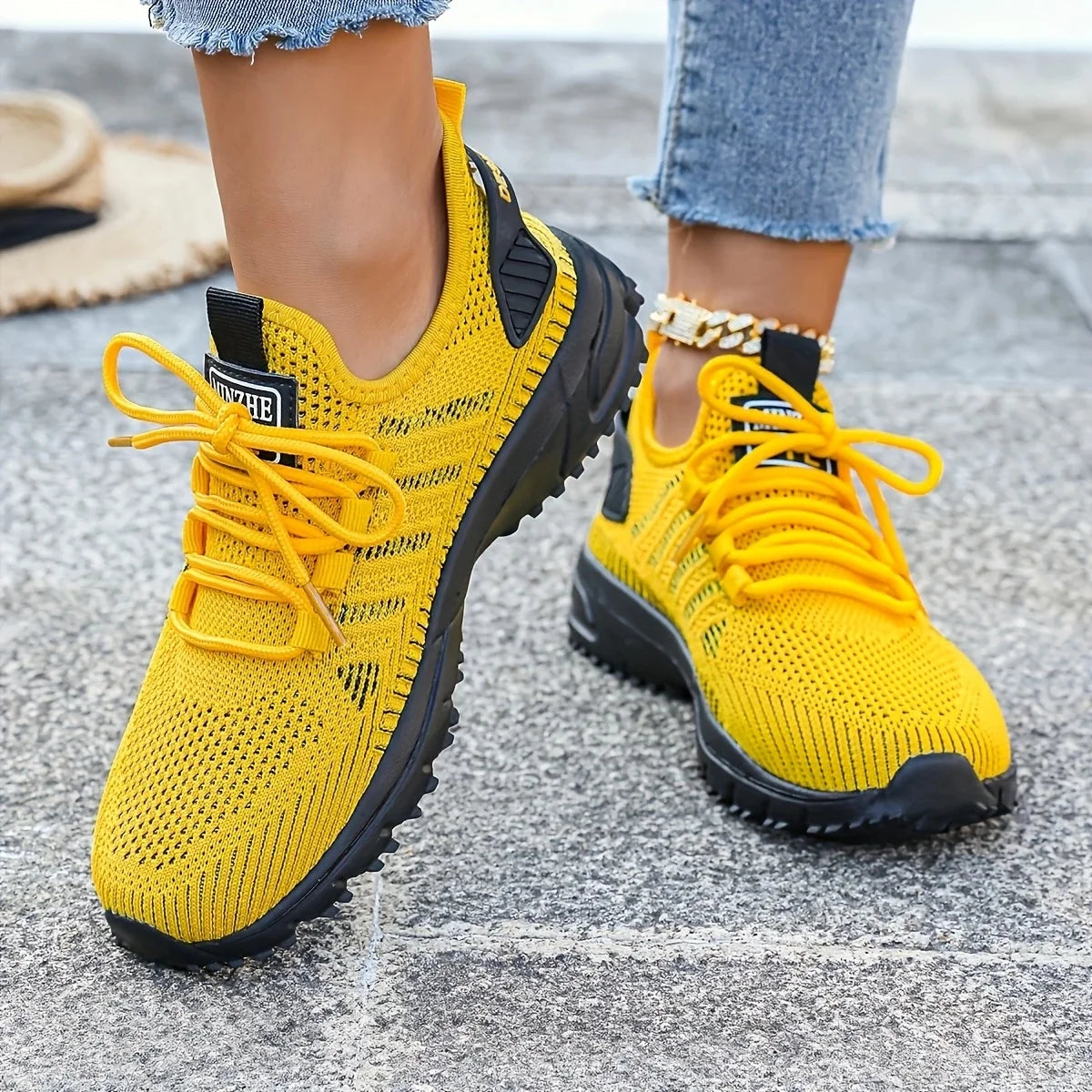 Tênis Feminino Esportivo Malha Respirável