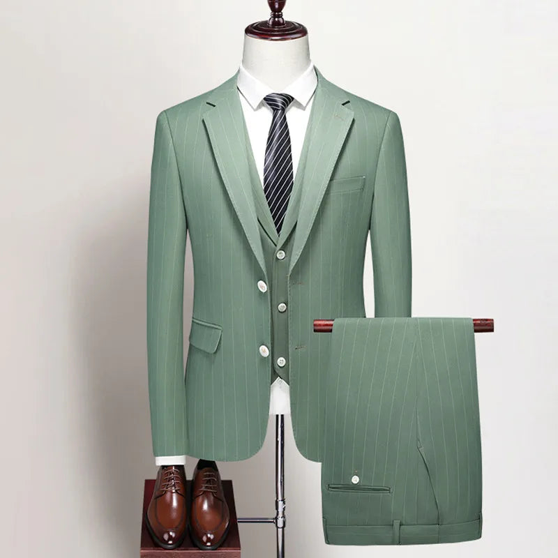 Terno Masculino Slim Fit 3 Peças