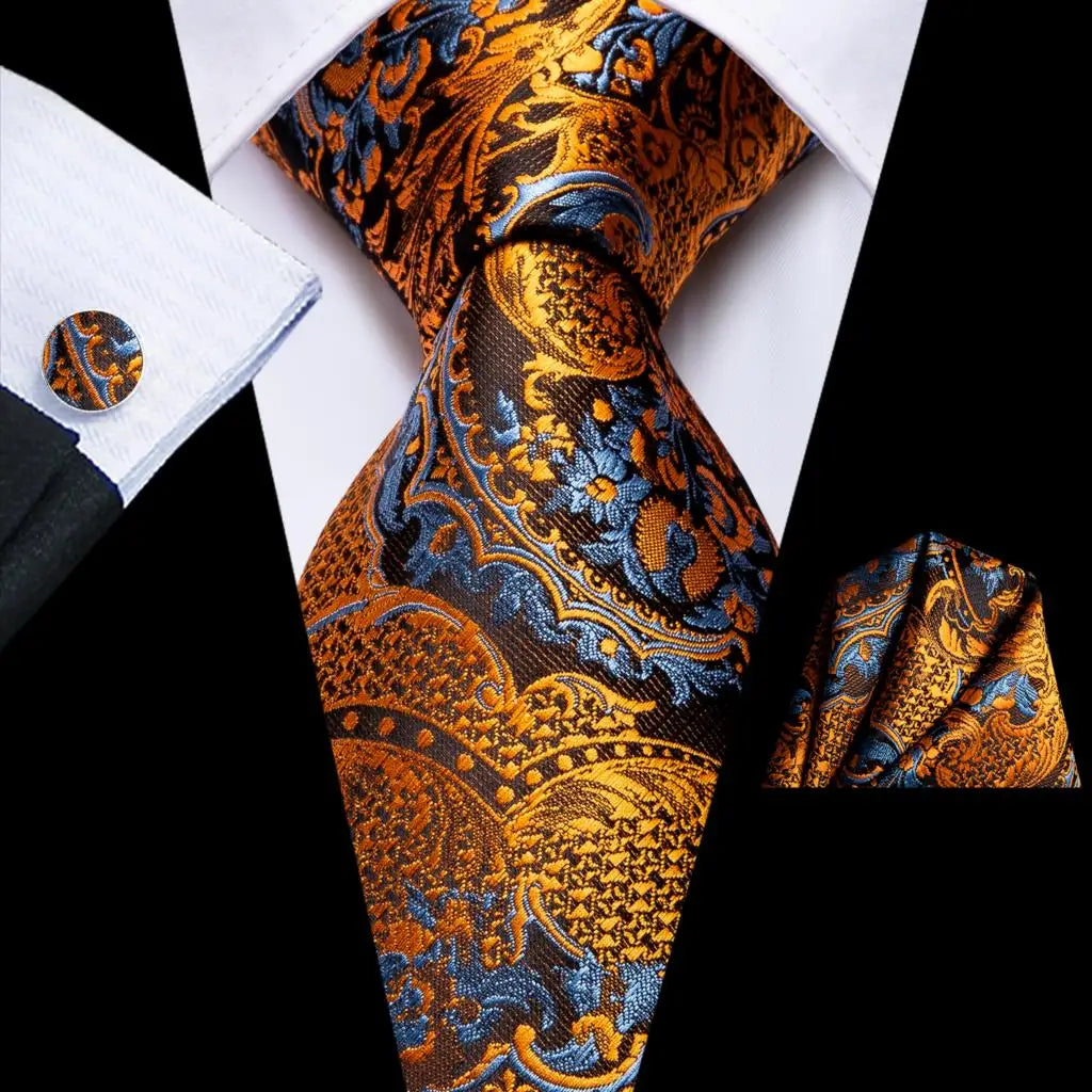Gravata Masculina de Luxo com Acessórios