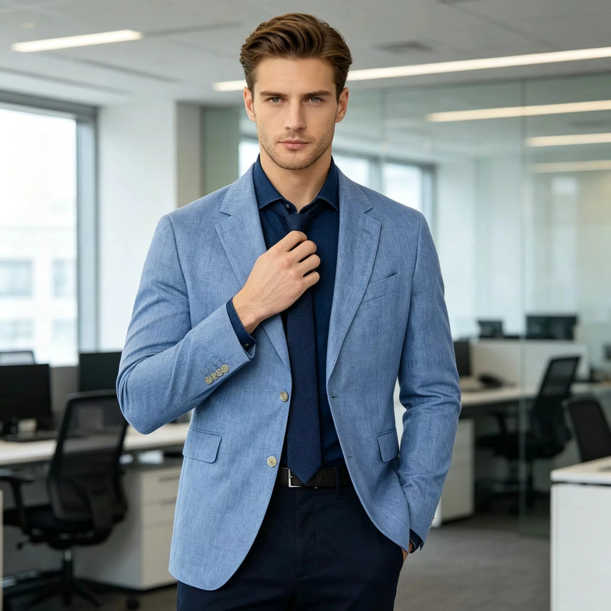 Blazer Masculino de Linho Boreal