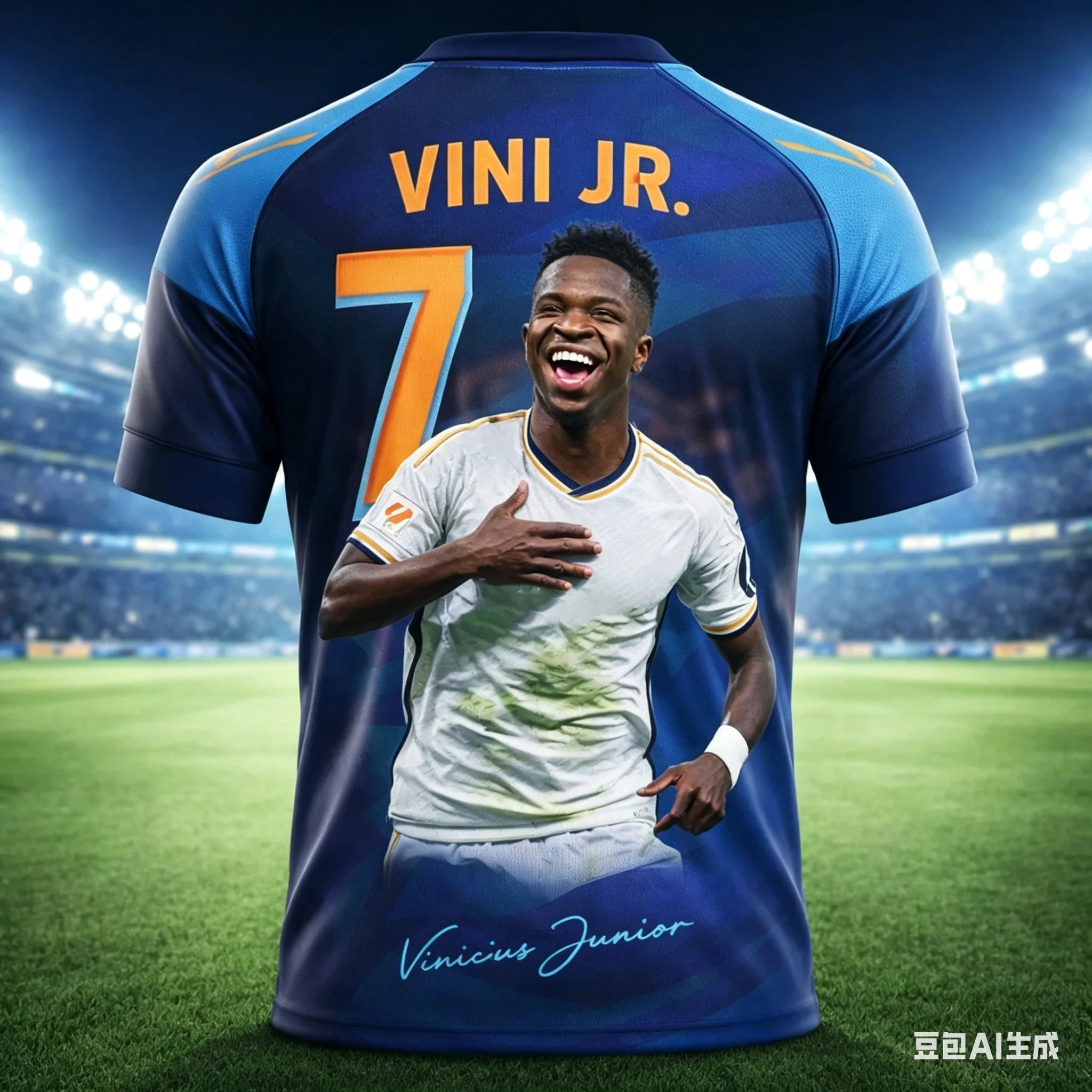 Camisa Masculina Esportiva T-Shirt Estampa 3D Superestrela Vini Jr