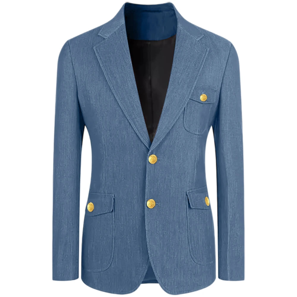 Blazer Masculino Slim Atlântico