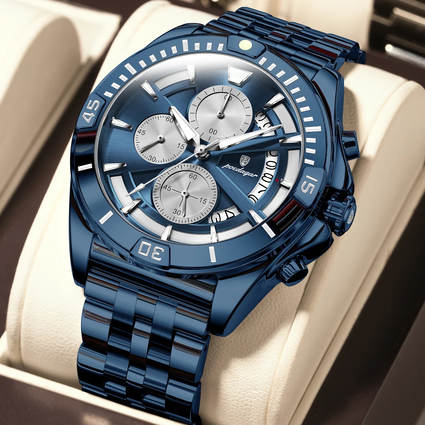 Relógio Masculino Esportivo Steelcrest Chrono