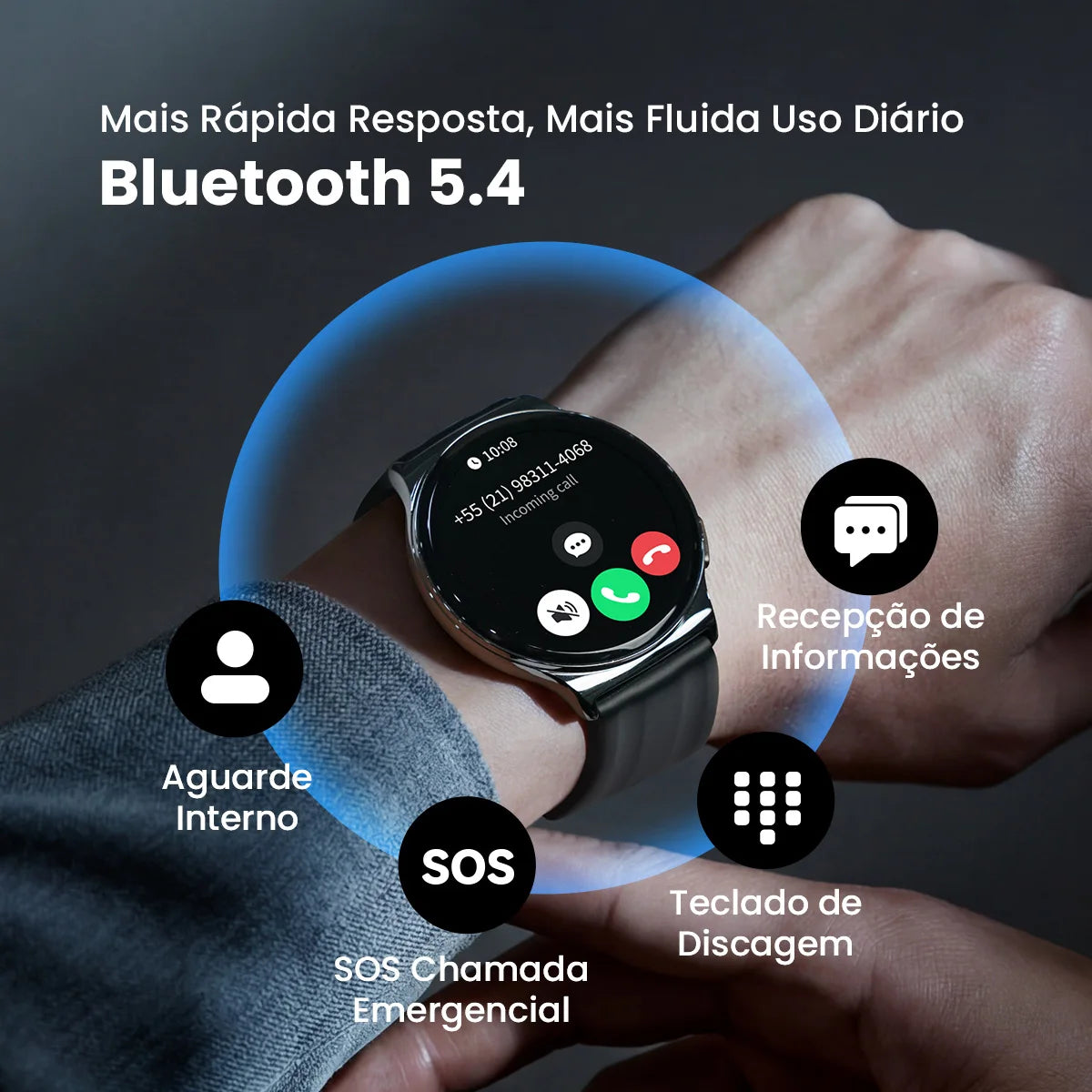 Smartwatch Esportivo Pulse Command