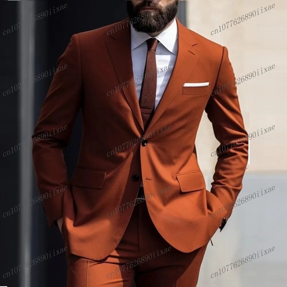 Terno Masculino Casual 2 Peças Blazer e Calça