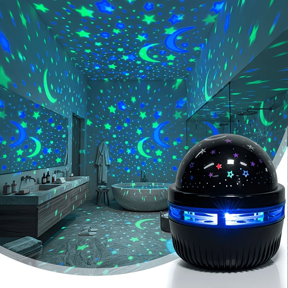 Luz Noturna LED Projetor de Estrelas Moonflare