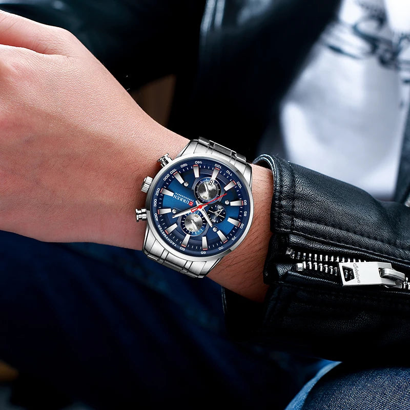 Relógio Masculino Esportivo Crownline Chrono