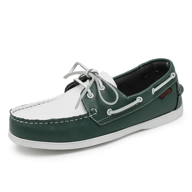 Sapato Masculino Casual Luxo de Couro Genuíno