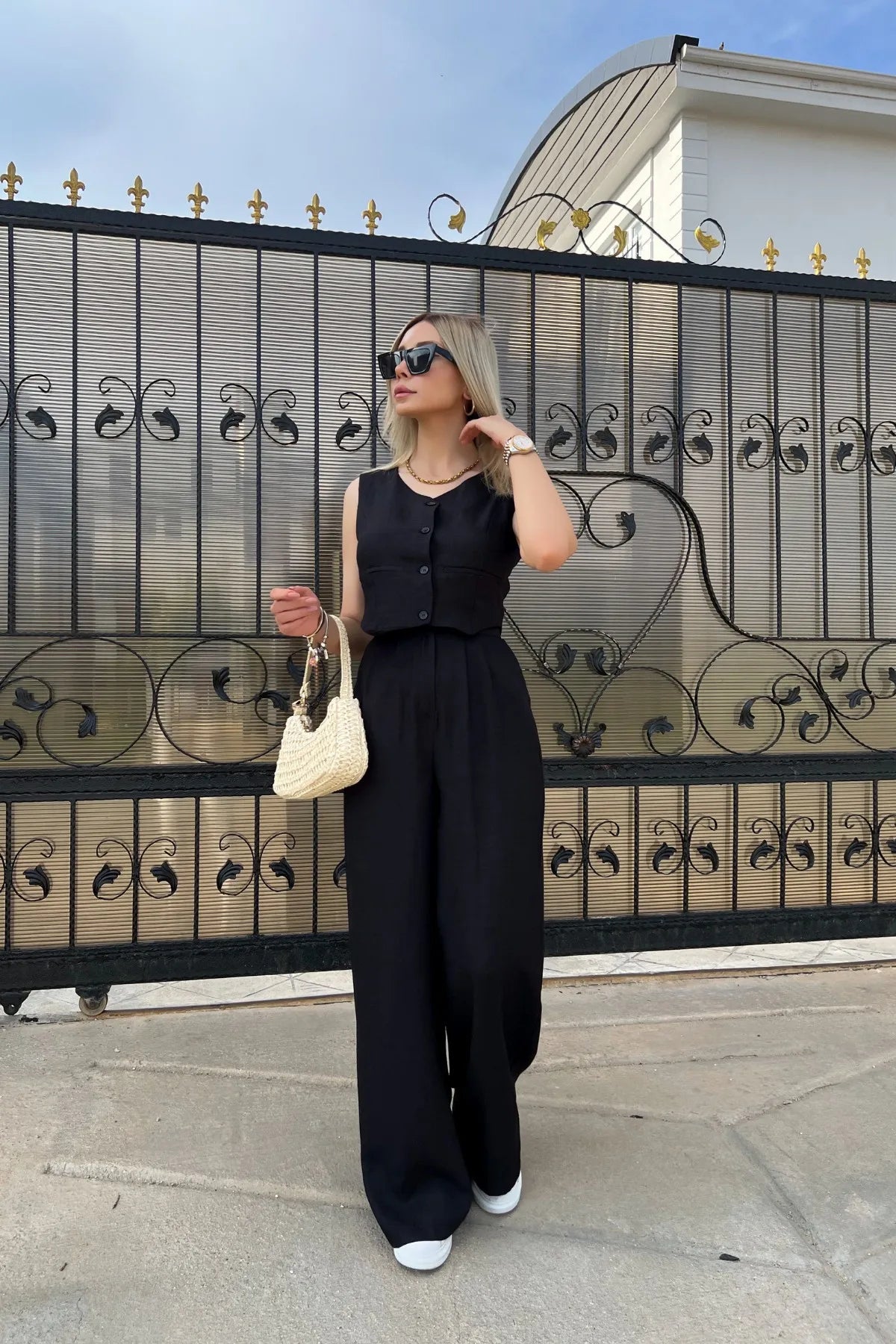 Conjunto Feminino Calça e Blusa Marise