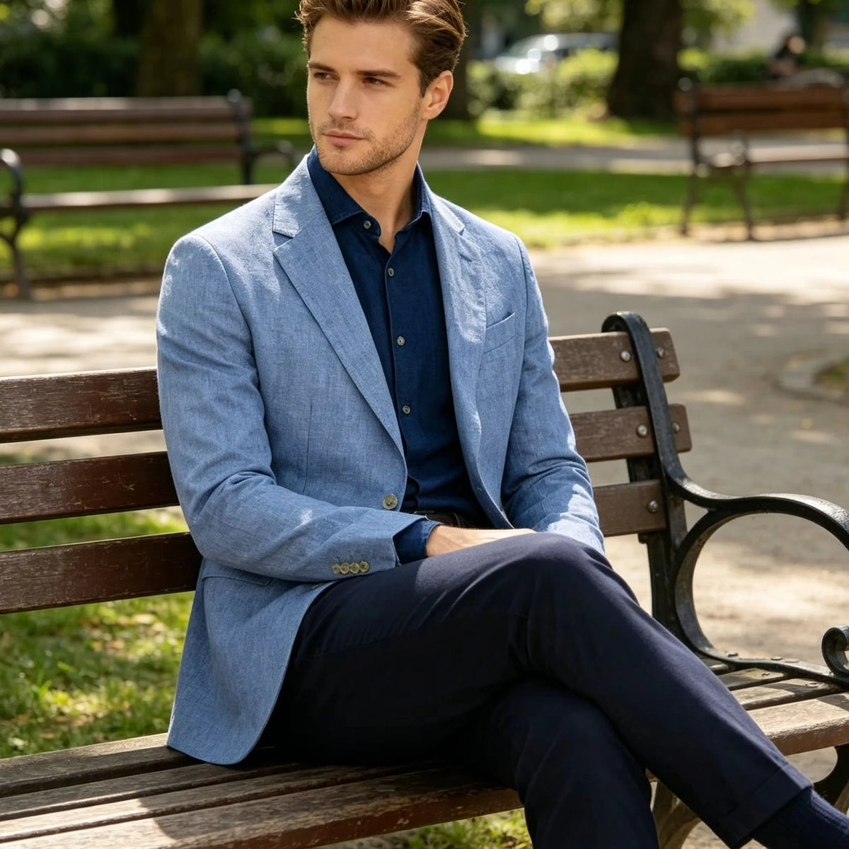 Blazer Masculino de Linho Boreal