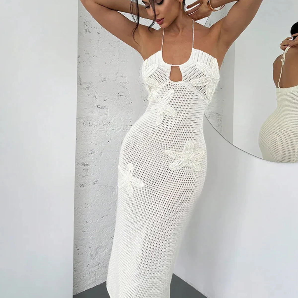 Vestido Longo Feminino Estrela do Mar by Loja Bruna Modas