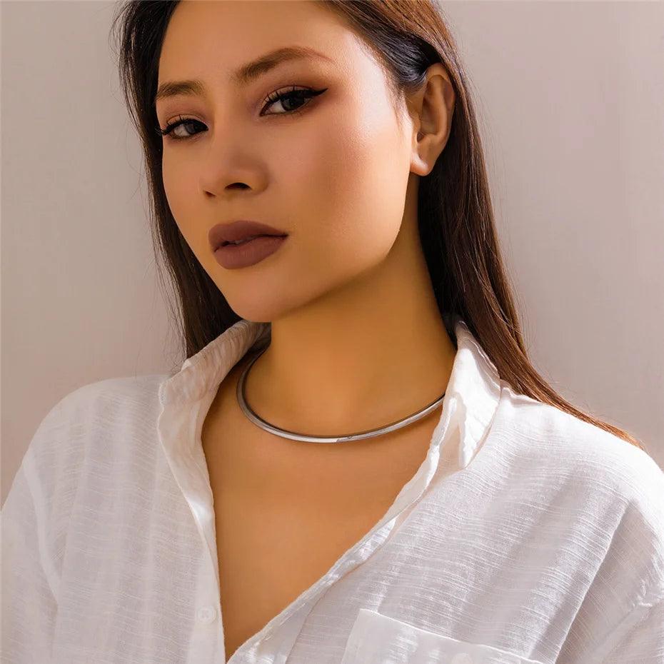 Colar Feminino Vintage Ajustável Torquesa