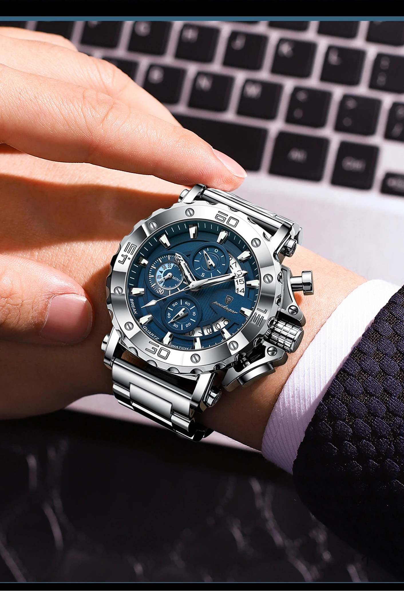 Relógio Masculino Esportivo Halo Chrono