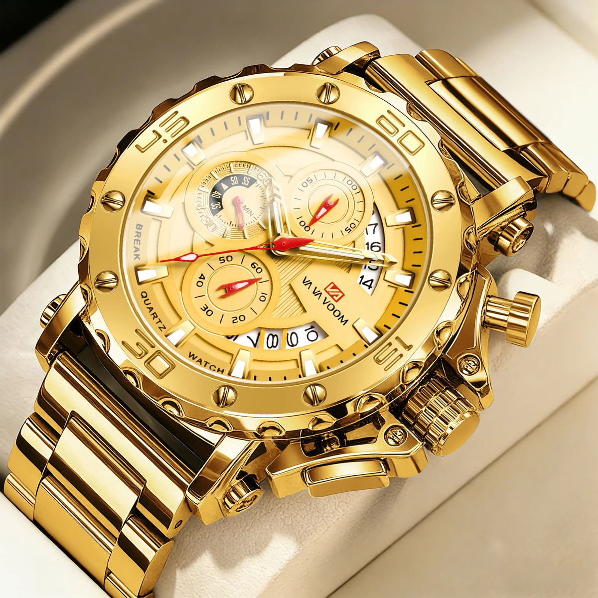 Relógio Masculino Esportivo Monarch Chrono