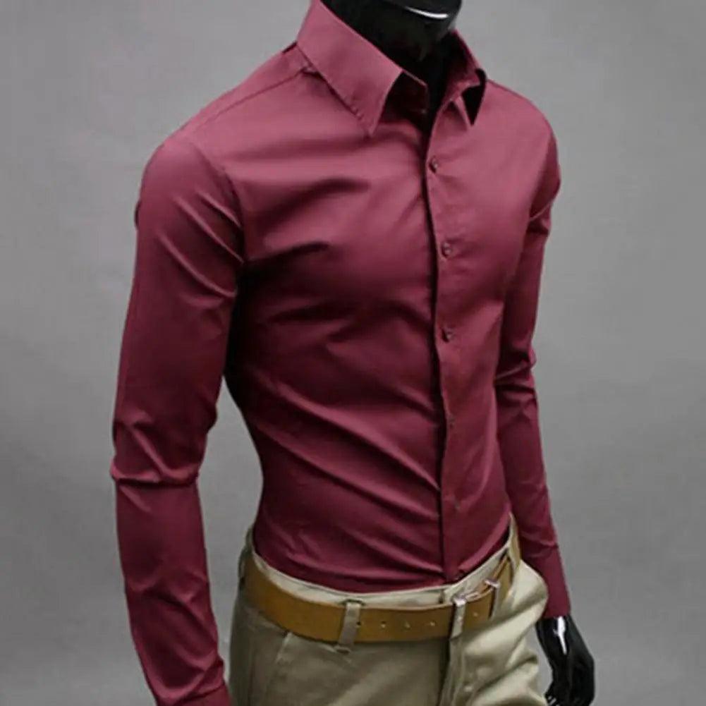 PROMOÇÃO Camisa Masculina Anti-Rugas de Algodão | Elegância e Conforto