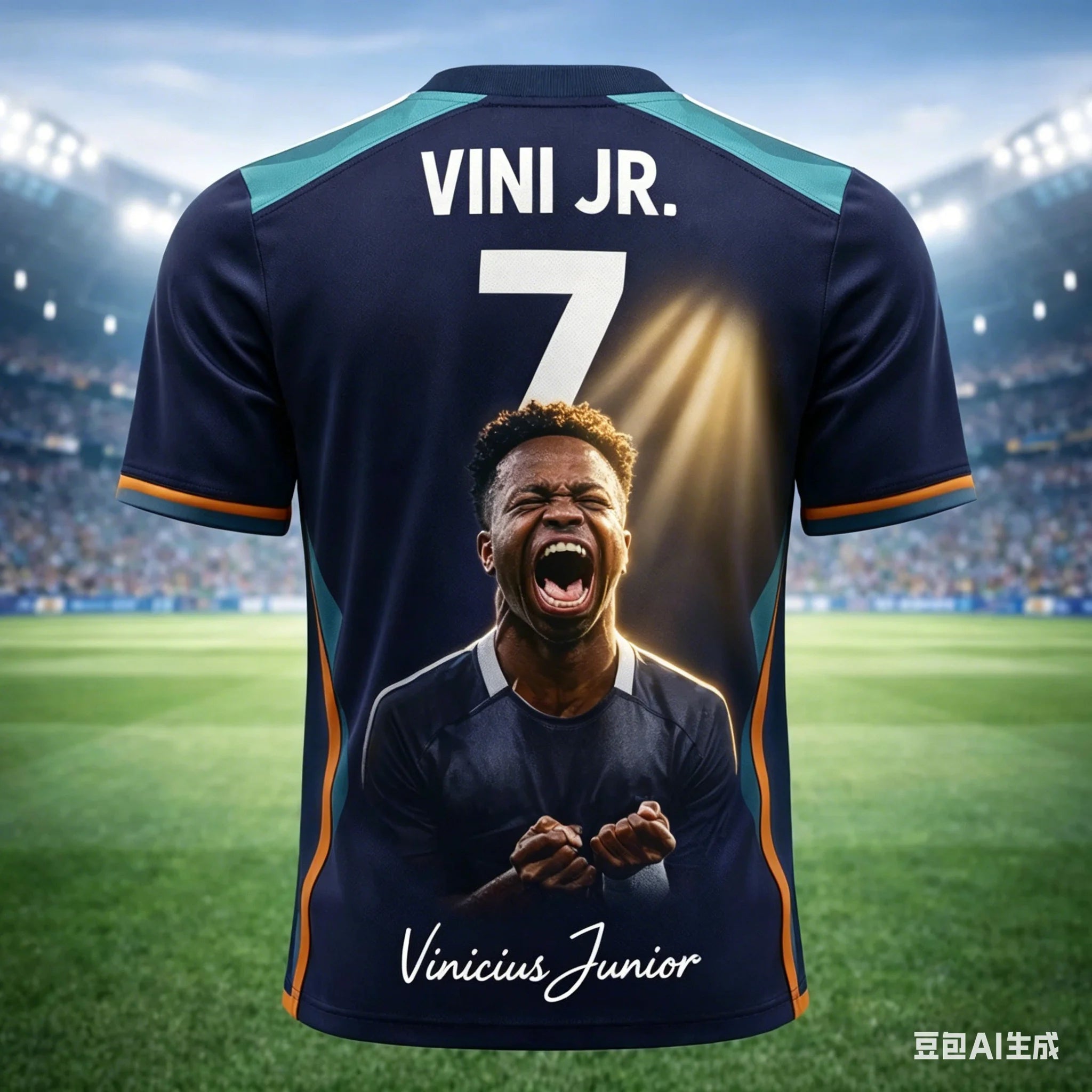 Camisa Masculina Esportiva T-Shirt Estampa 3D Vini JR
