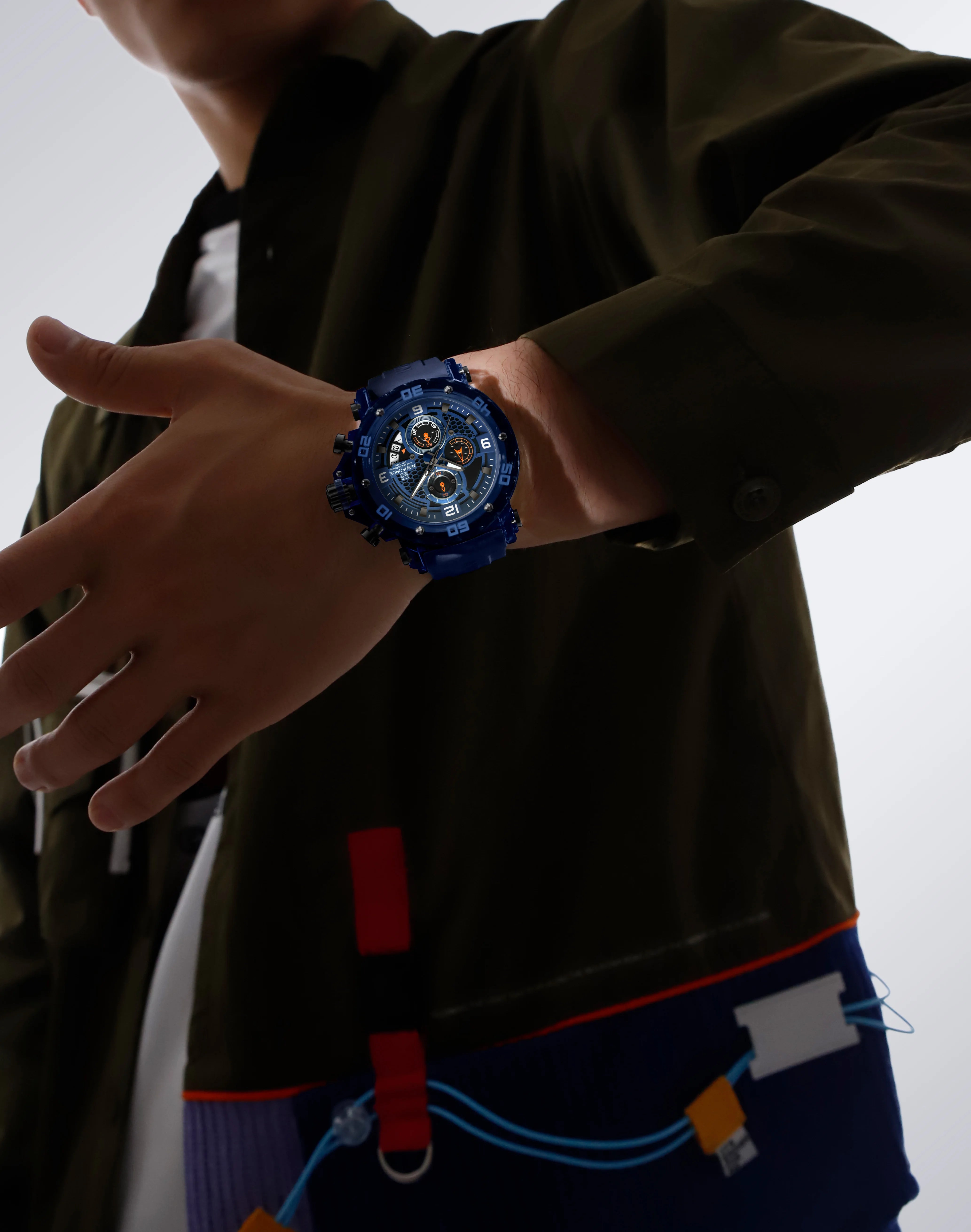 Relógio Masculino de Luxo À Prova D`água by Loja Bruna Modas