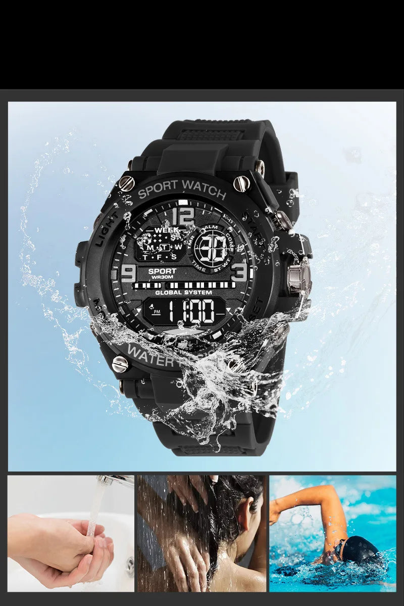 Relógio Masculino Eletrônico de Luxo Titanium LX56™