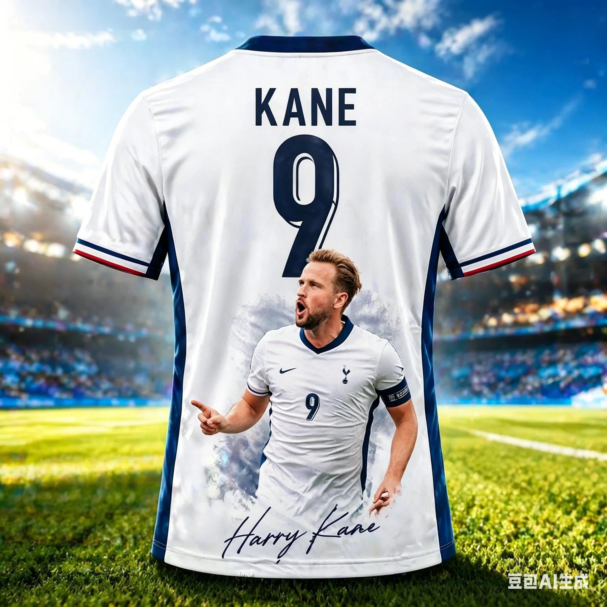 Camisa Masculina Esportiva com Estampa 3D Estrela de Futebol