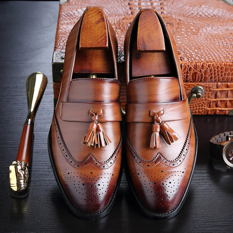 Sapato Social Masculino Loafers de Luxo