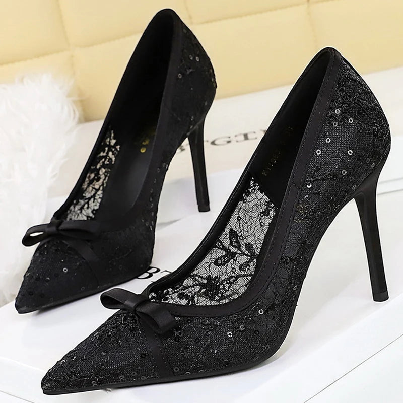 Sapato Social Feminino Salto Alto 9,5cm LaceDream™