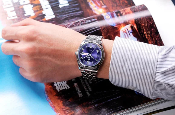 Relógio Masculino Aço Inoxidável