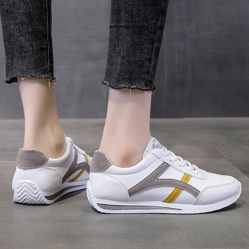 Tênis Masculino Casual de Couro PU