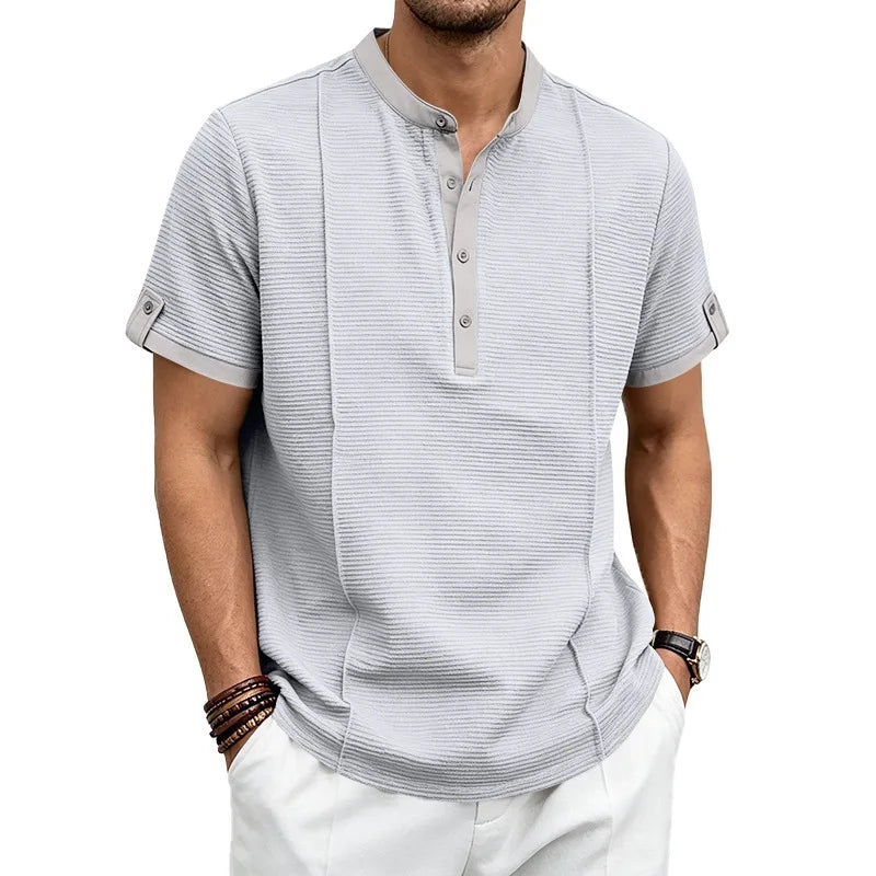 Camiseta Masculina Henley Costavento