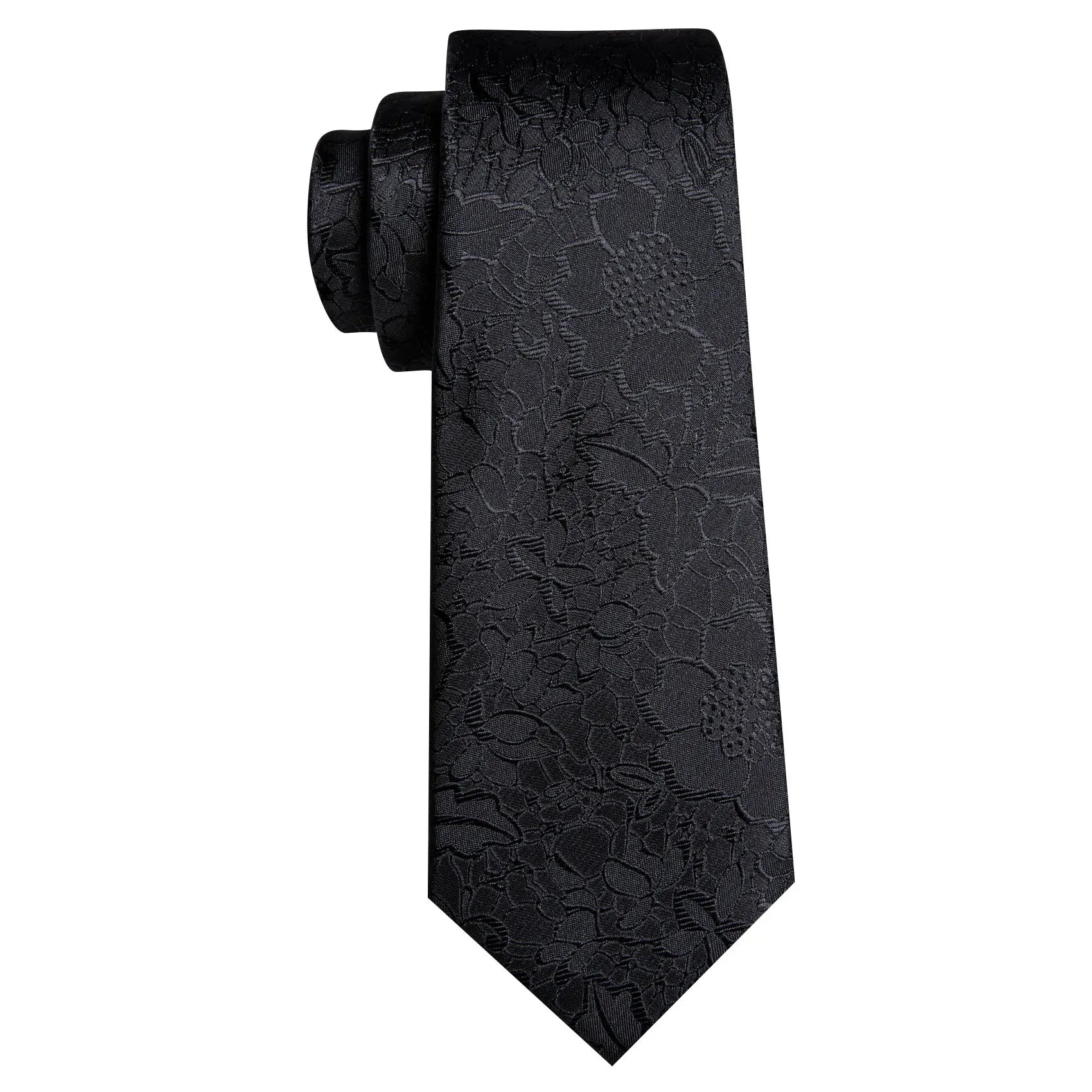 Conjunto de Gravata Masculina de Luxo com Lenço e Abotoaduras