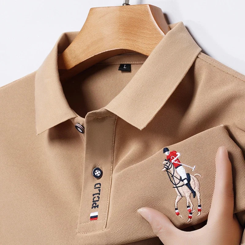 Camisa Polo Masculina Bordada Solvaré