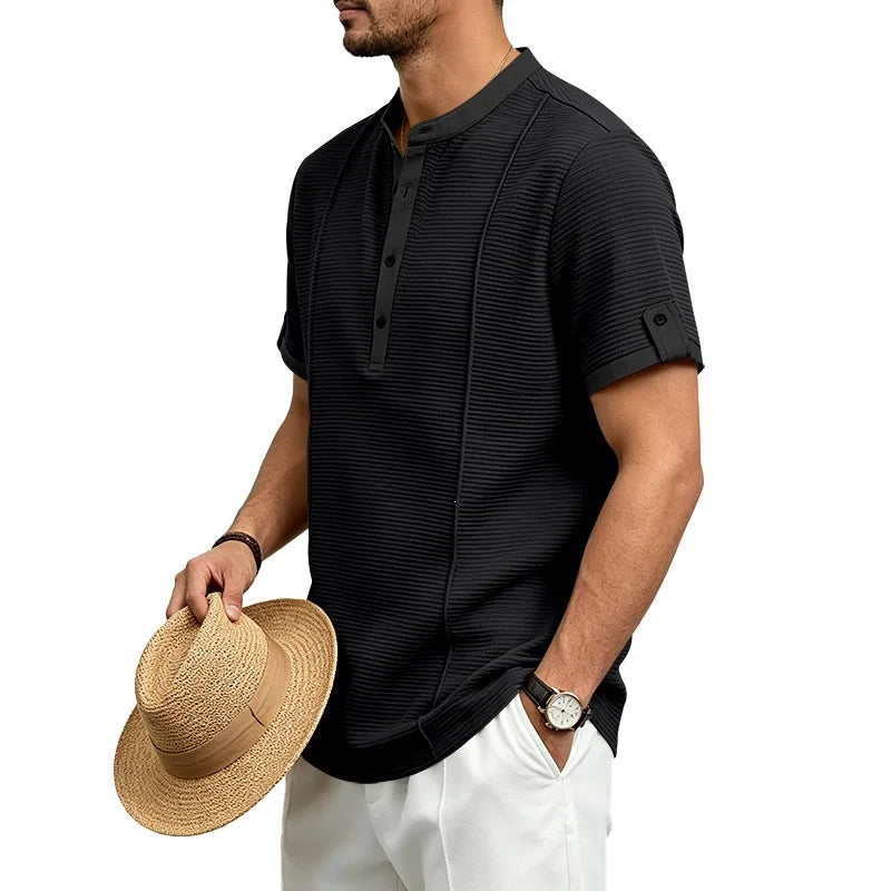 Camiseta Masculina Henley Costavento