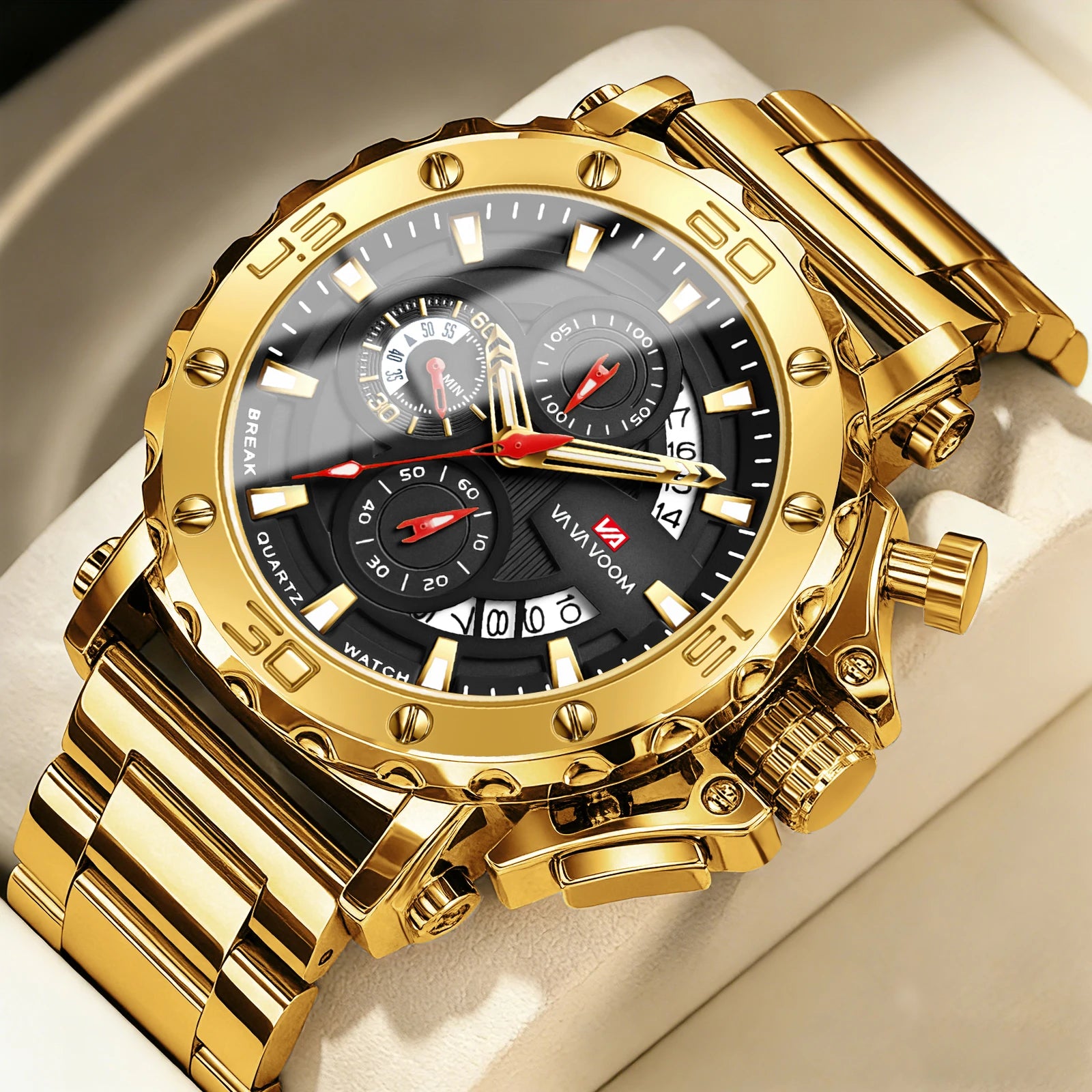 Relógio Masculino Esportivo Monarch Chrono