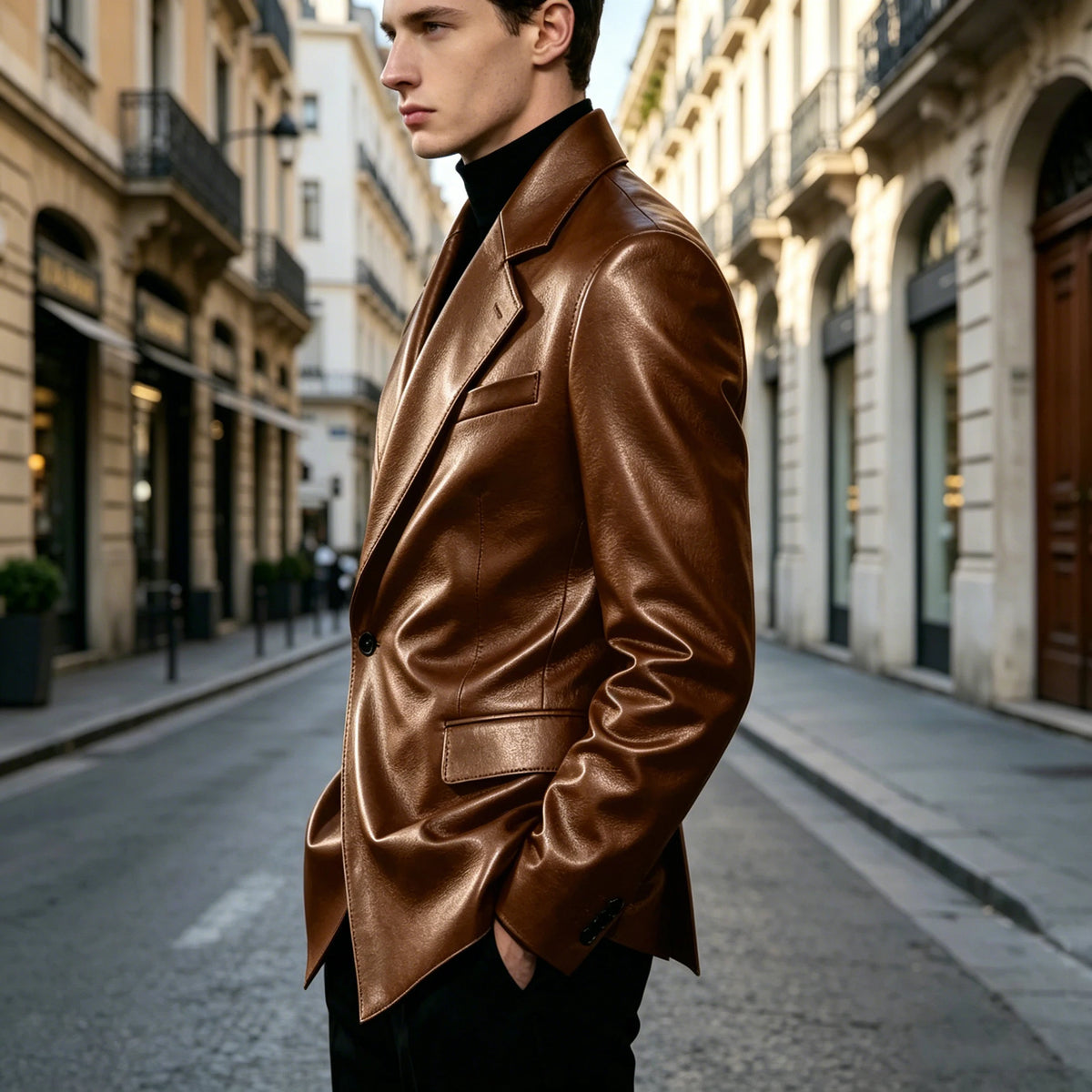 Blazer Masculino Transpassado Umberlane