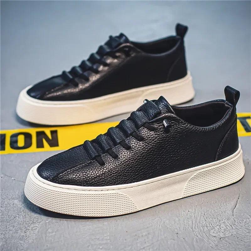 Calçado desportivo branco masculino, casual, confortável, pequeno, Outono, Primavera, Novo, Moda, 2023