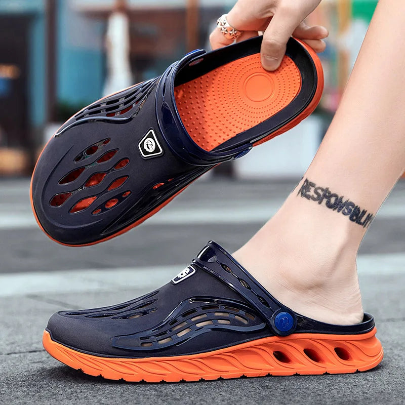 Sandália Masculina Casual de Praia Respiravel