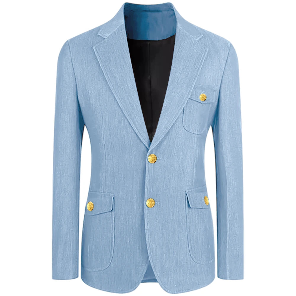 Blazer Masculino Slim Atlântico