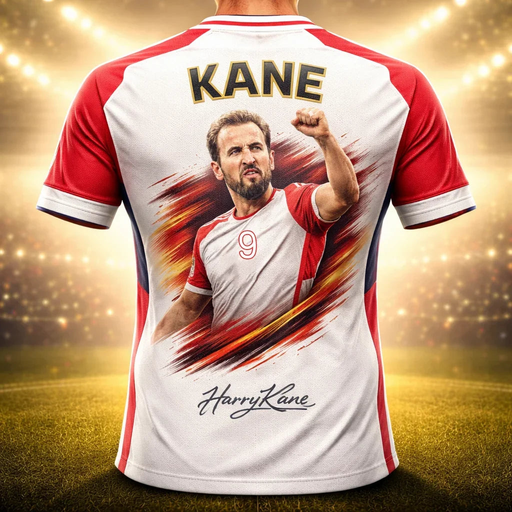 Camisa Masculina T-Shirt Com Estampa 3D Harry Kane