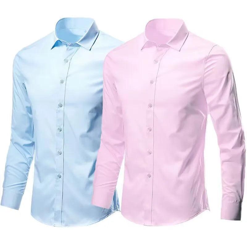 Camisa Masculina Slim Fit Anti-Rugas Conforto e Estilo