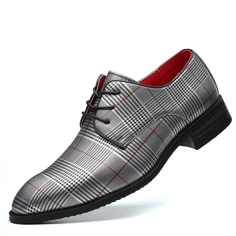 Sapato Masculino Social Derby de Couro PU by Loja Bruna Modas