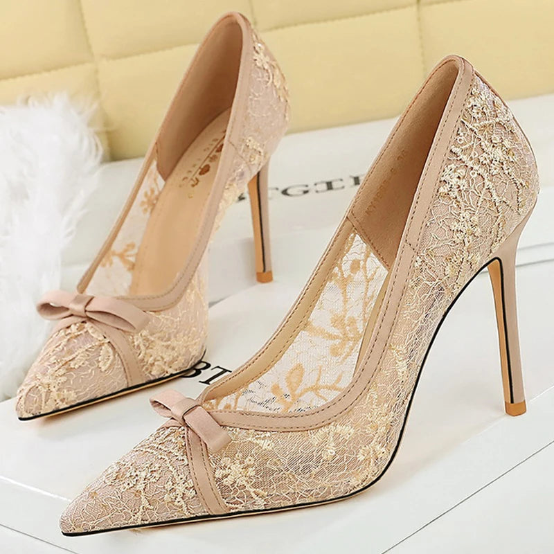 Sapato Social Feminino Salto Alto 9,5cm LaceDream™