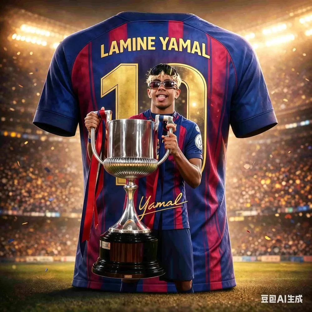 Camisa Masculina Esportiva Superestrela Lamine Yamal