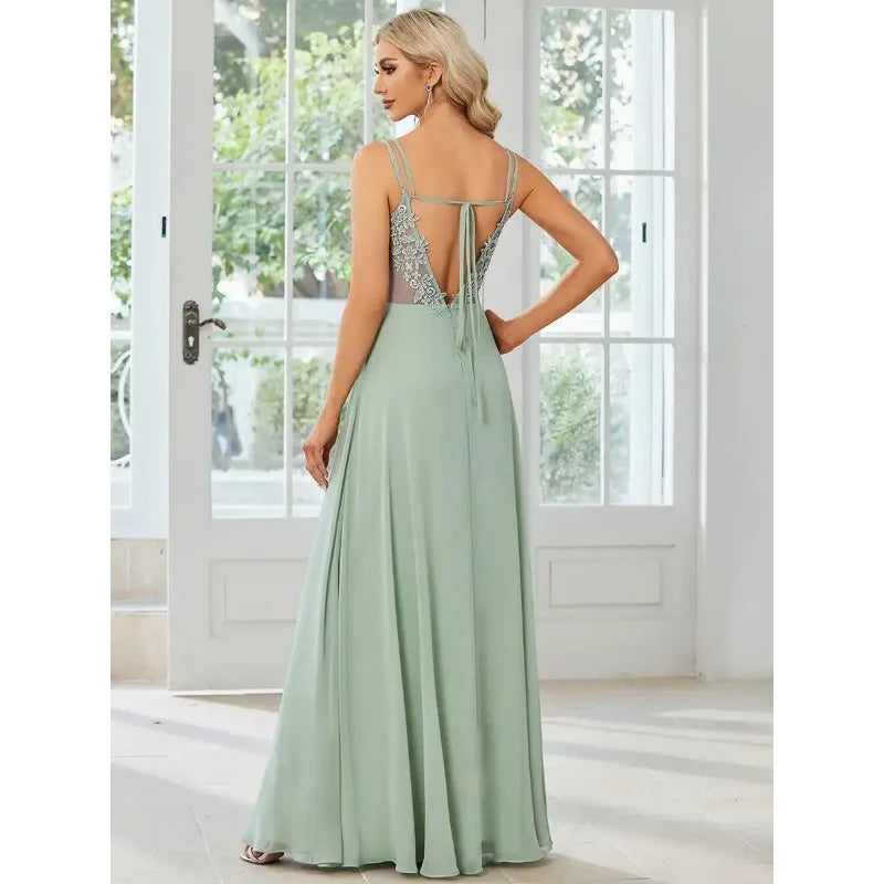 Vestido Longo de Festa Costa Nua EverGlam™