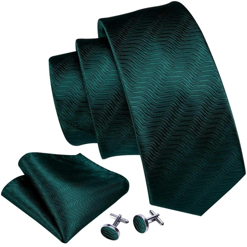 Kit de Gravata Masculina Verde