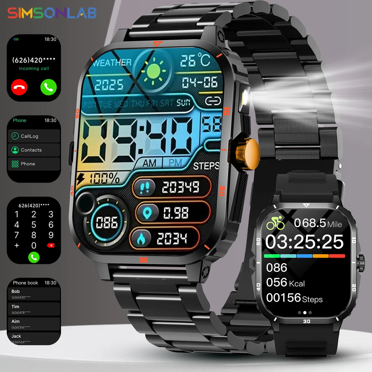 Smartwatch Masculino Esportivo Callforge