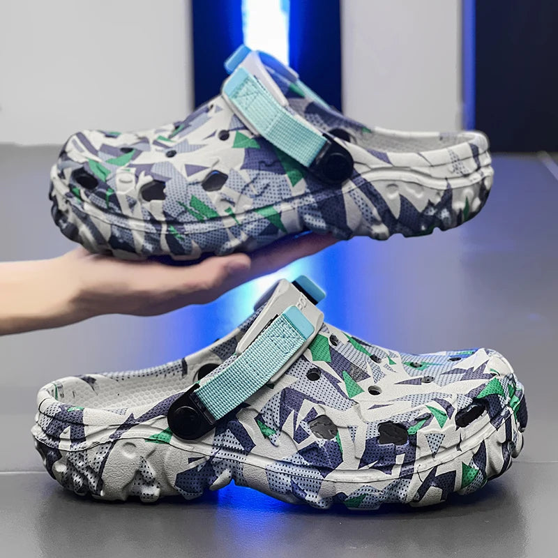 Sandália Masculina Nômade Clog Camuflado