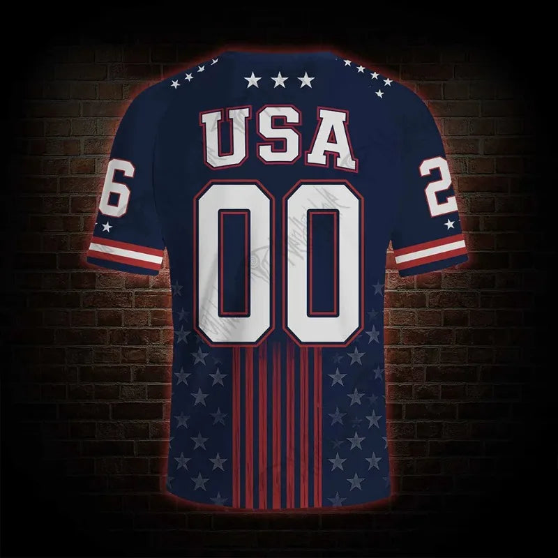 Camisa Masculina Esportiva T-Shirt Futebol Americano