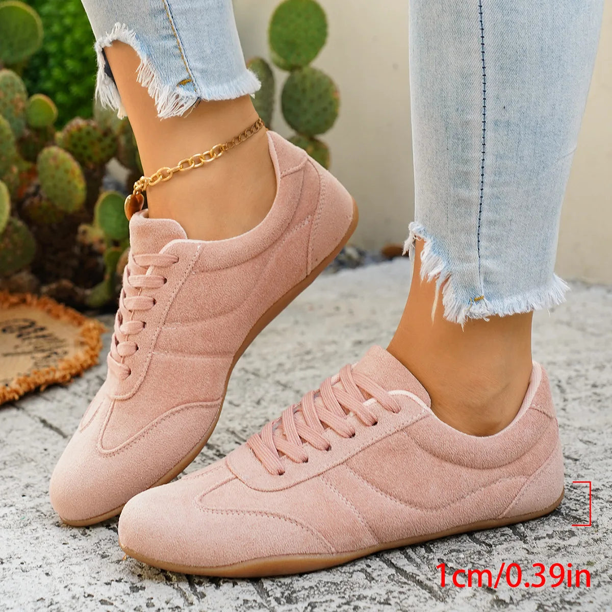 Tênis Feminino Casual Confortável Antiderrapante Durável Solado Plano